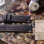Charcoal Grey Leather Strap